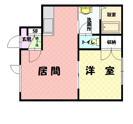 アイリス１・７206間取図