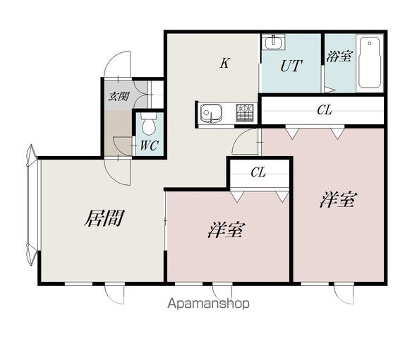 イーストAoi102間取図