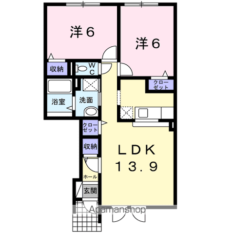 セレノ102間取図