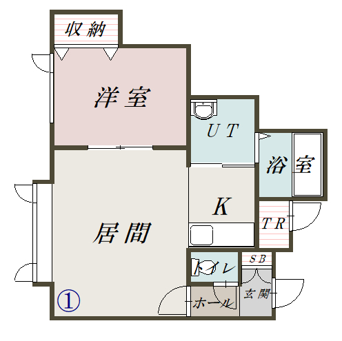 ラ・ヴィエルジュ101間取図