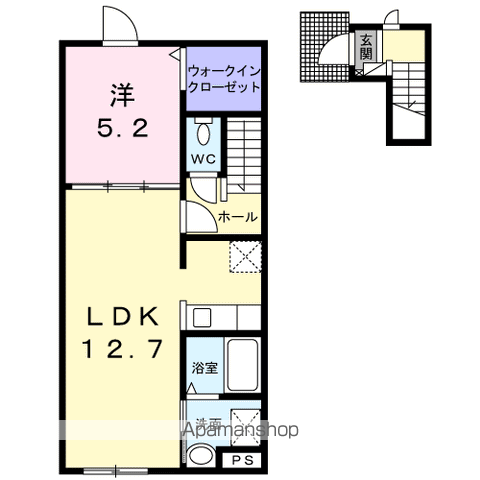 アドニス202間取図
