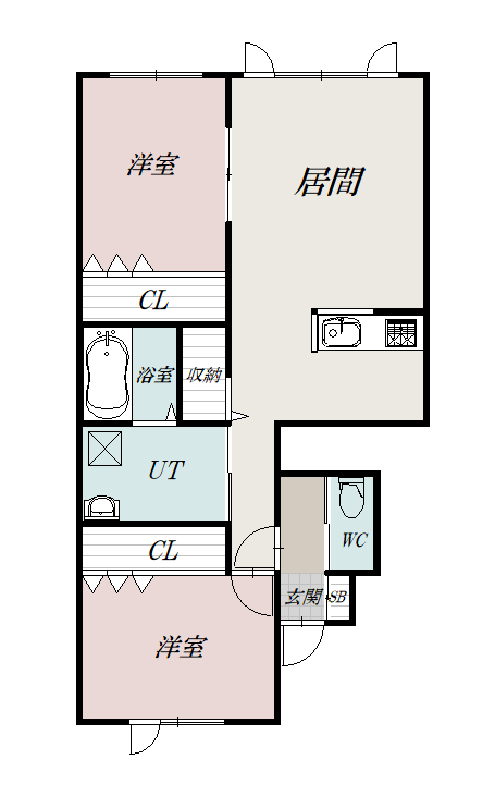 Ａｍａｂｉｒｅ　Ⅱ101間取図