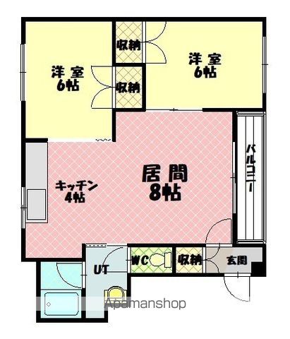 ドリームハイツF間取図