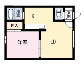 アルペジオⅠ２０３間取図