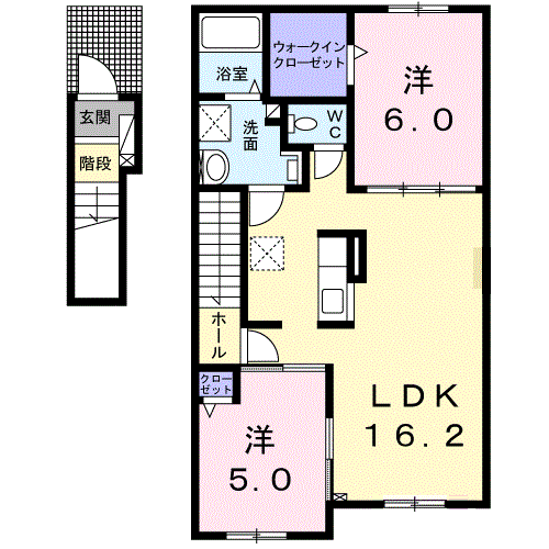 セプテットⅠ203間取図