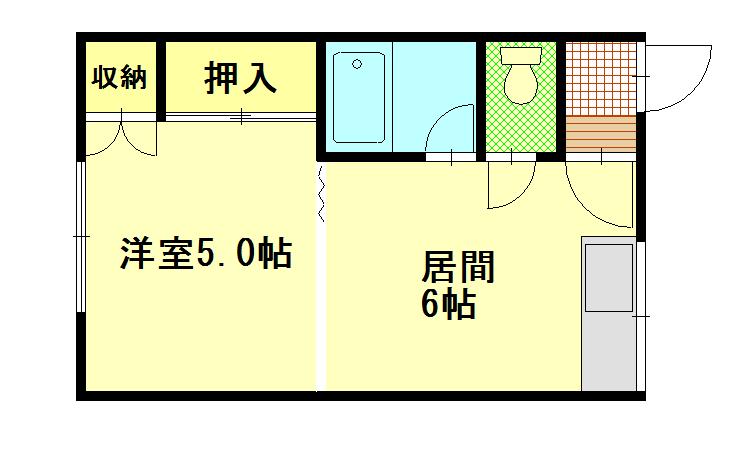 ハウスゆーとぴあ202間取図