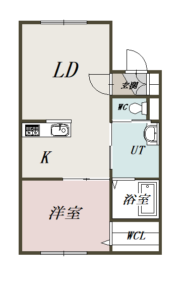 アーバンハイム１０３間取図