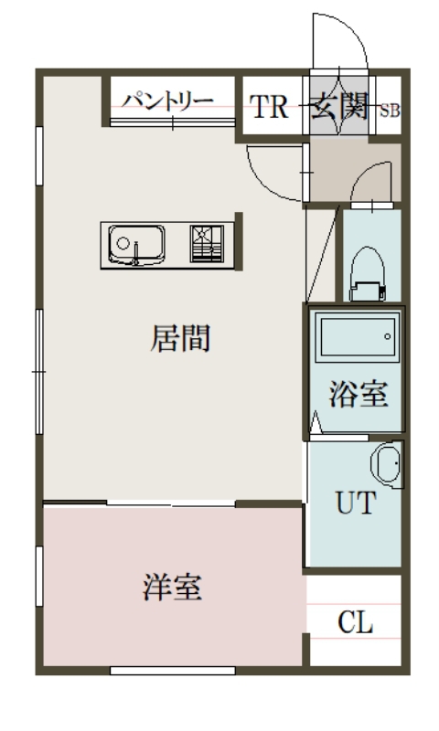 ｎｏｒｆｉｎｏ　ＡＫＥＢＯＮＯⅠ2B間取図