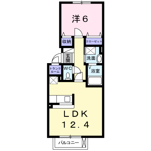 エレガンス101間取図