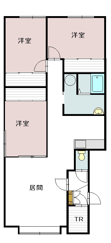 ハーモニー　Ｃ206間取図