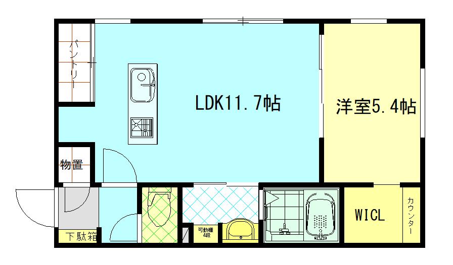 ｎｏｒｆｉｎｏ　Ｌｅｓｓｏｒ2-C間取図