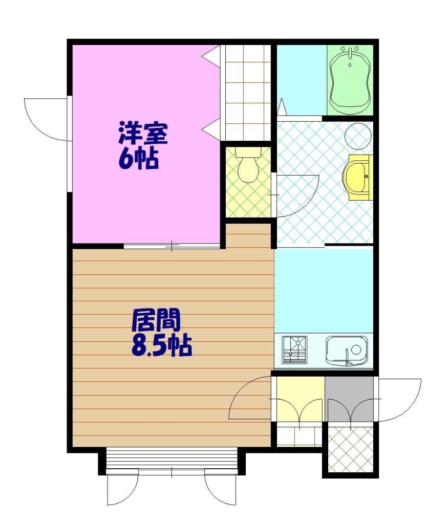 メゾン・ド・カトル２０１間取図