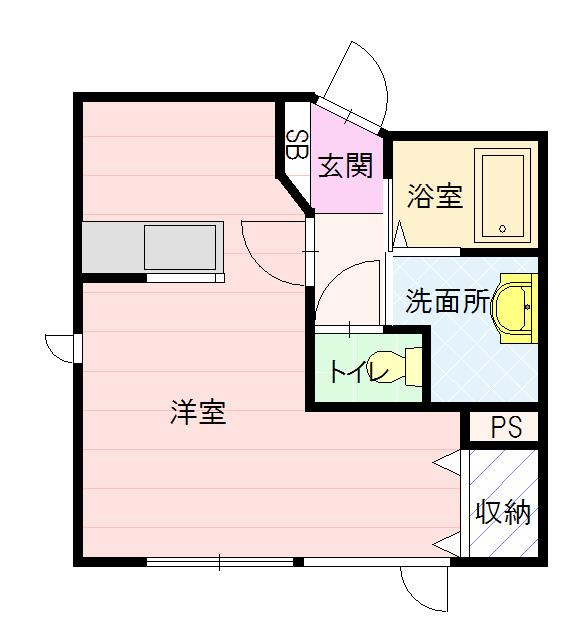 Ｒｅｌａｃｈｅ豊岡２０８間取図