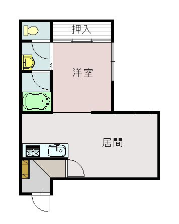 セピア5.1206間取図