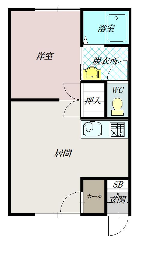 セピア5.1203間取図