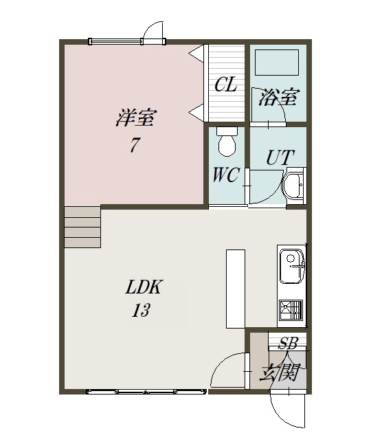 ＹＡＭＡＺＡＫＩ　Ⅰ・Ⅱ2-105間取図