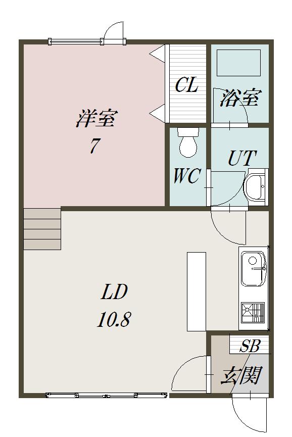 YAMAZAKI Ⅰ・Ⅱ2-107間取図