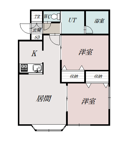 ノースアコード１０６間取図