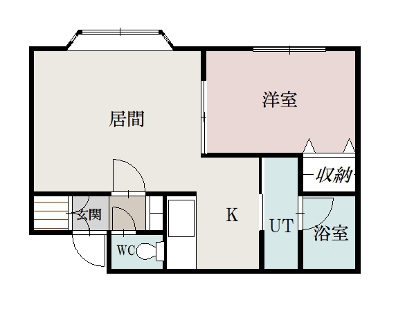 ノースアコード205間取図