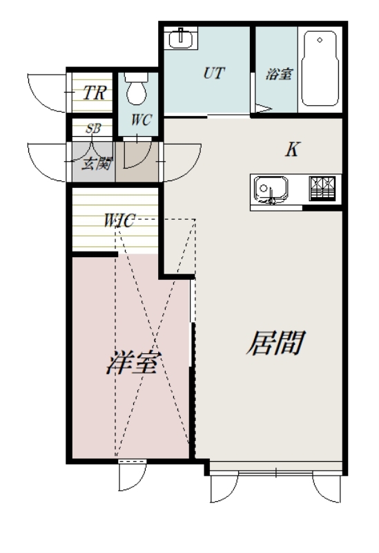 Ｃａｎｎｅｌｅ（カヌレ）Ａ棟203間取図