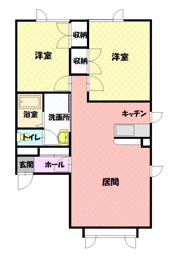 ポエム１０．５１０３間取図