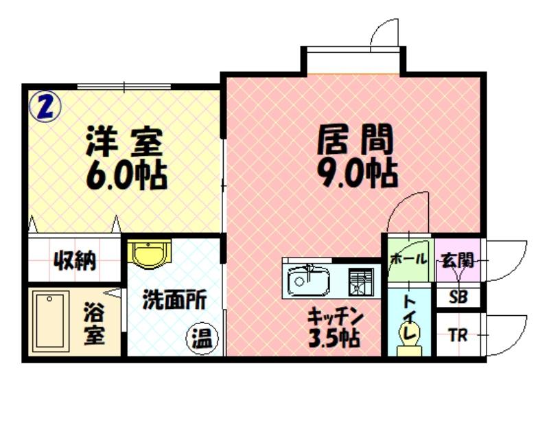 Jeunesse(ジュネス)202間取図