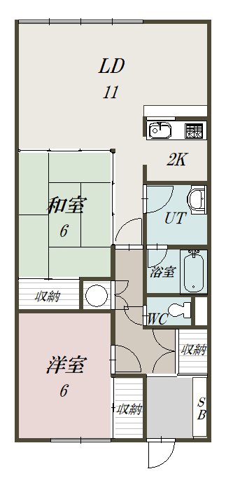 ツインクル末広ビル302間取図