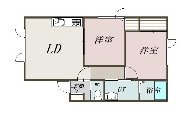 チョコハウスⅠ101間取図
