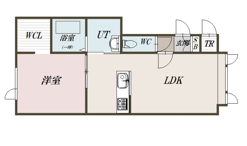 ＬＥＢＥＮ１１１０３間取図