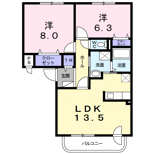 セレーノ大雪通り203間取図