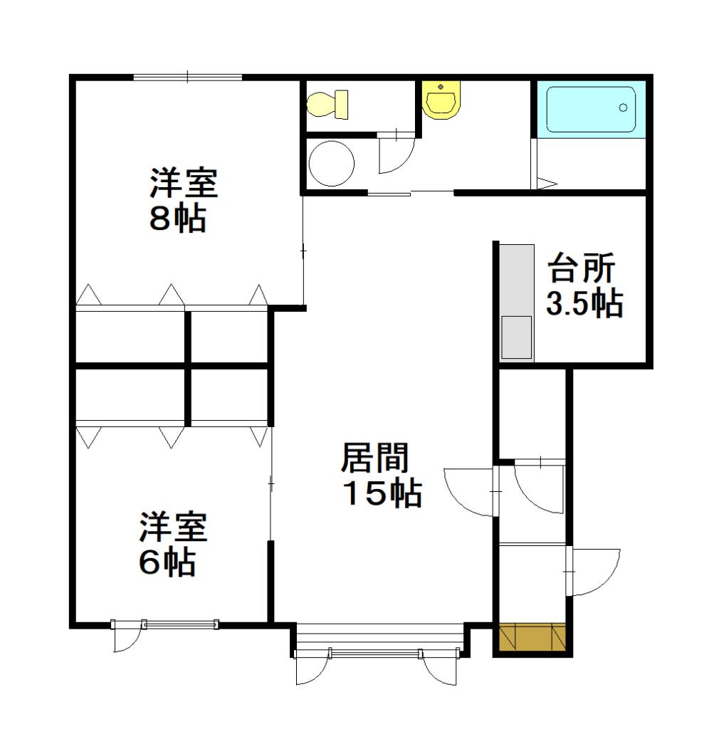 からふるやB203間取図