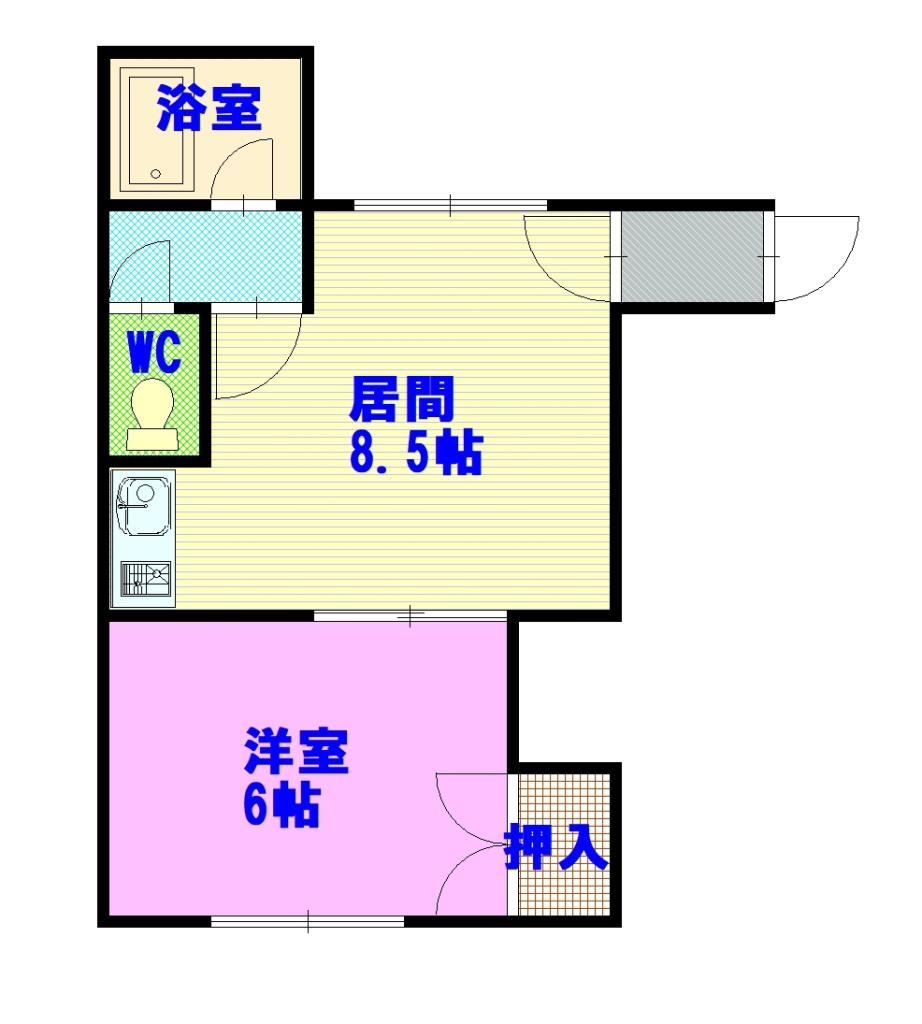 POTATO HOUSE3間取図
