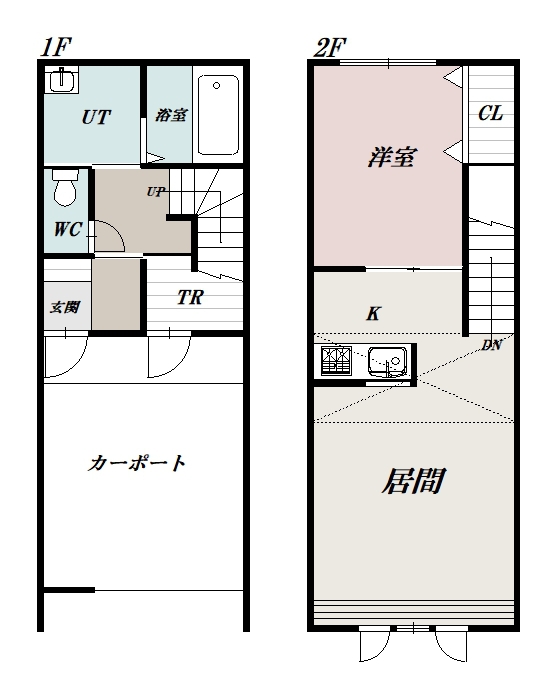 ボックスＱ103間取図