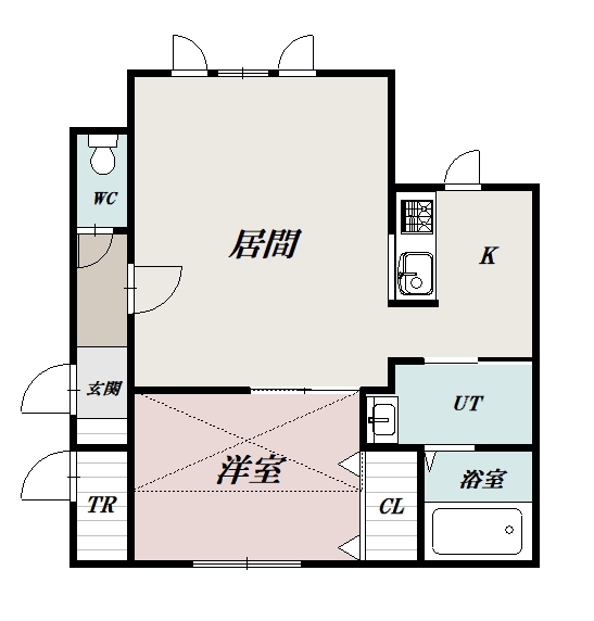 ボックスＲ202間取図
