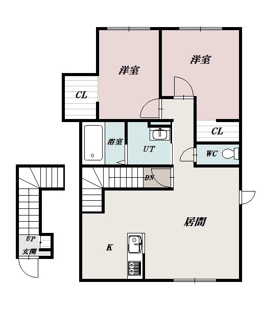 パンプキンＡ202間取図