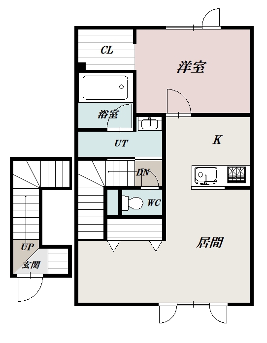 パンプキンＢ202間取図