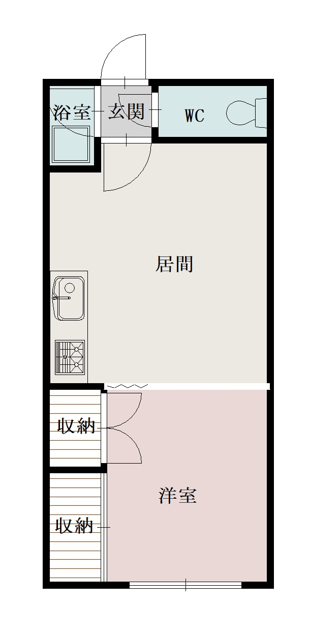 サンピア渡辺Ⅰ303間取図
