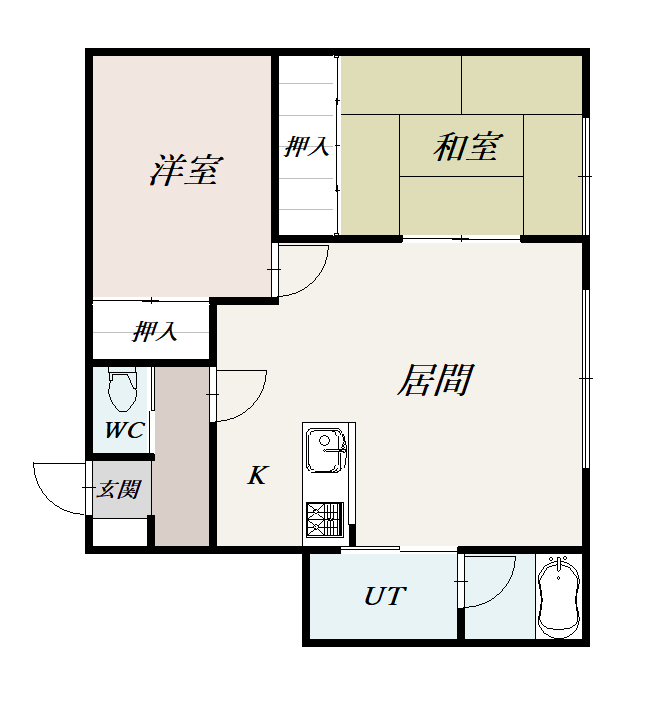 壱番館Ｂ105間取図