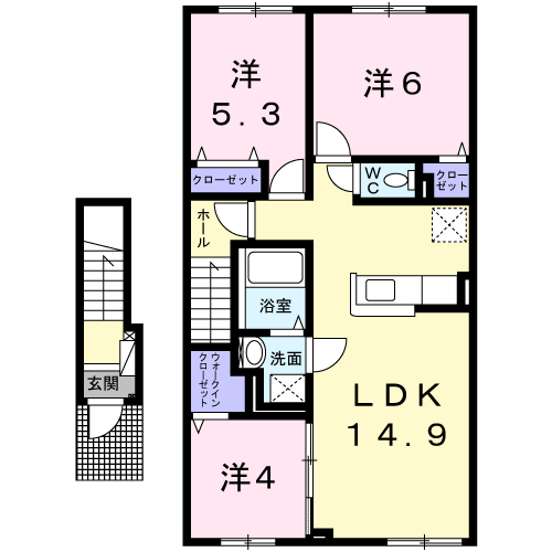 ＳＥＲＥＮＯ　Ⅲ203間取図