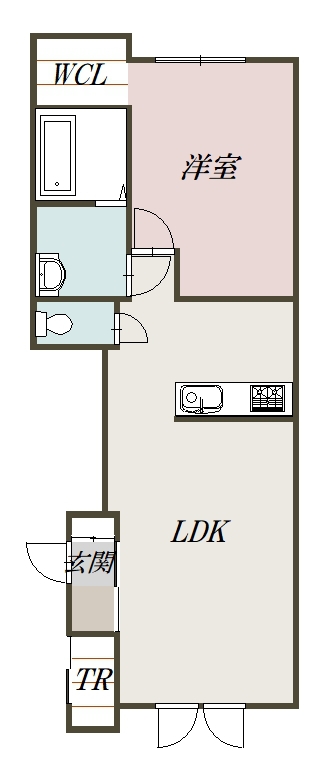 Suite LifeⅤ102間取図