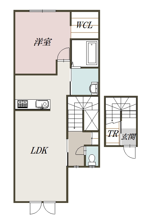 Suite LifeⅤ203間取図