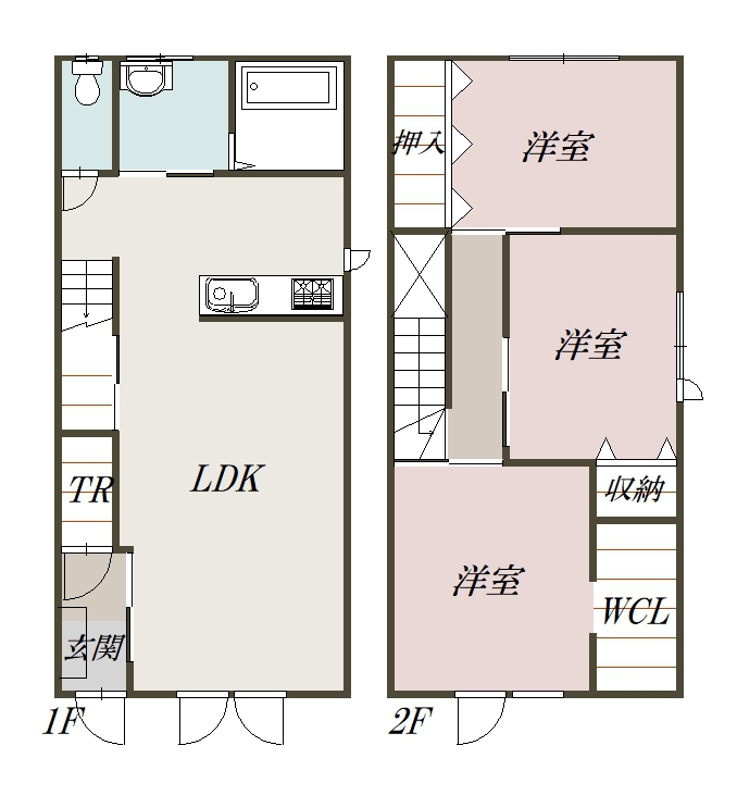 Suite LifeⅤ105間取図