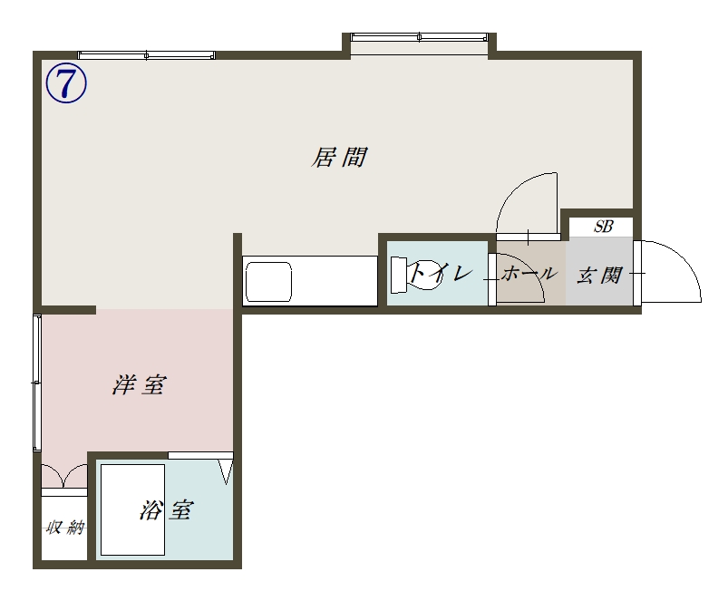 サンタクルス207間取図