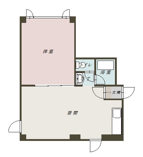 シーサイドパレス401間取図