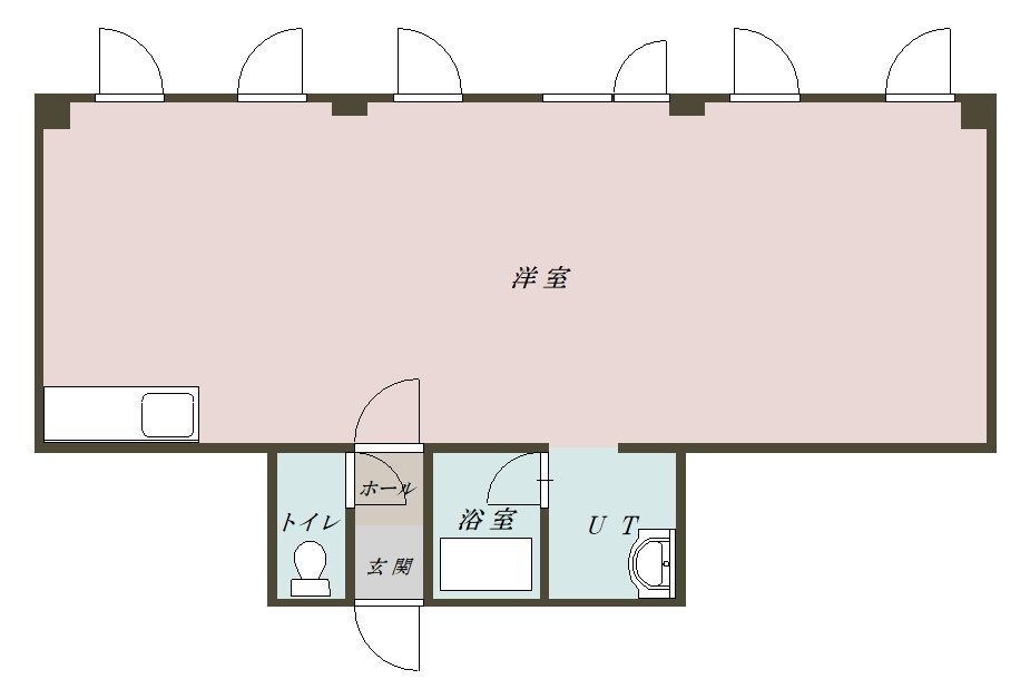 シーサイドパレス402間取図