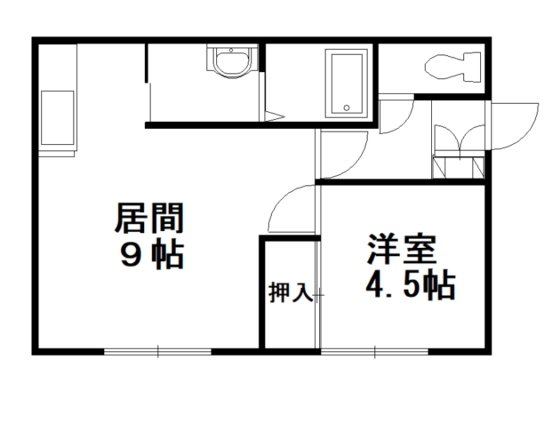 レジデンス深川B101間取図