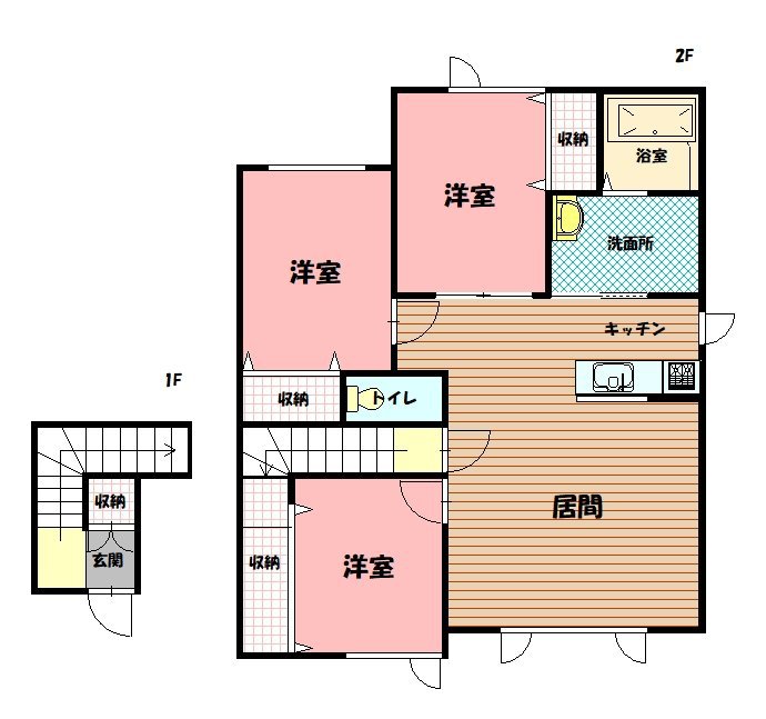 Takasago Park A202間取図