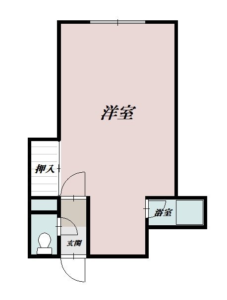 パレスC103間取図
