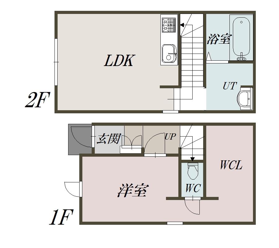 BLUE NOTE RYOKKEN Ⅲ88間取図