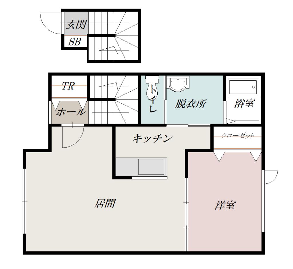 Ｇｒａｃｅ205間取図